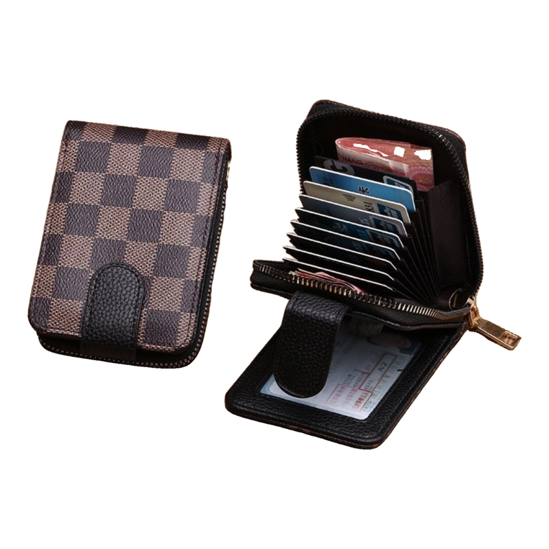 Product image KAHASIL - Dompet Kartu Wanita Card Holder Bahan Kulit PU Leather KHDP29 all variant KOTAK CREAM